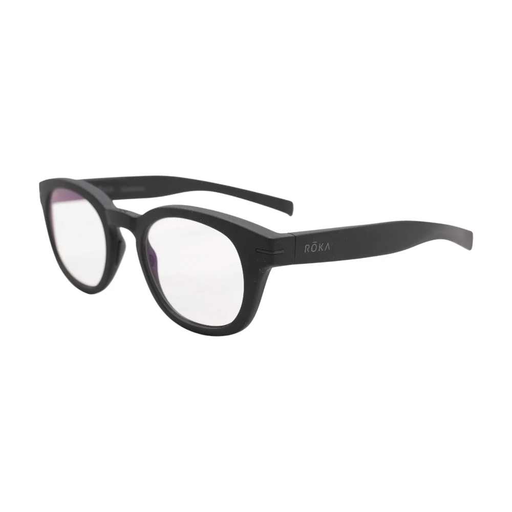 Black Hamilton Round Prescription Eyewear