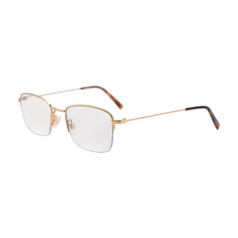Gold Armando M Square Prescription Eyewear