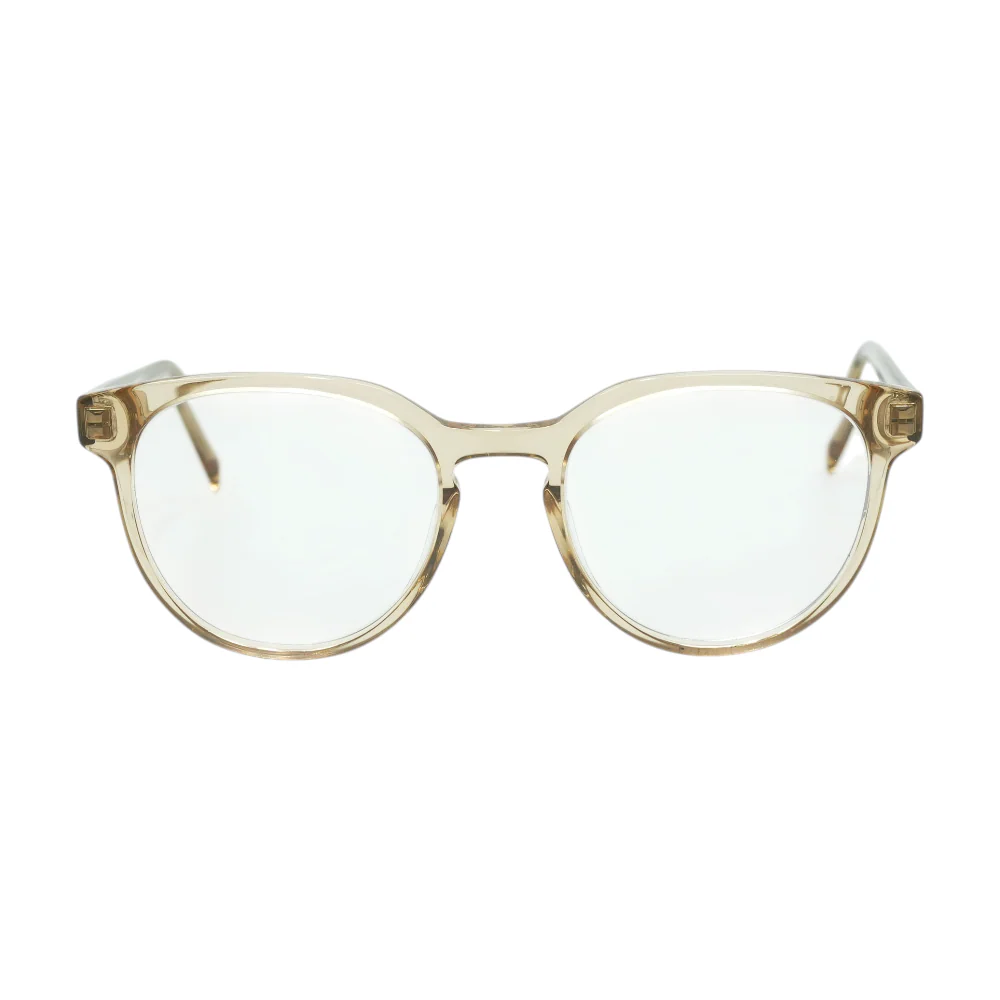 Gold Wright M Round Prescription Eyewear - Image 2