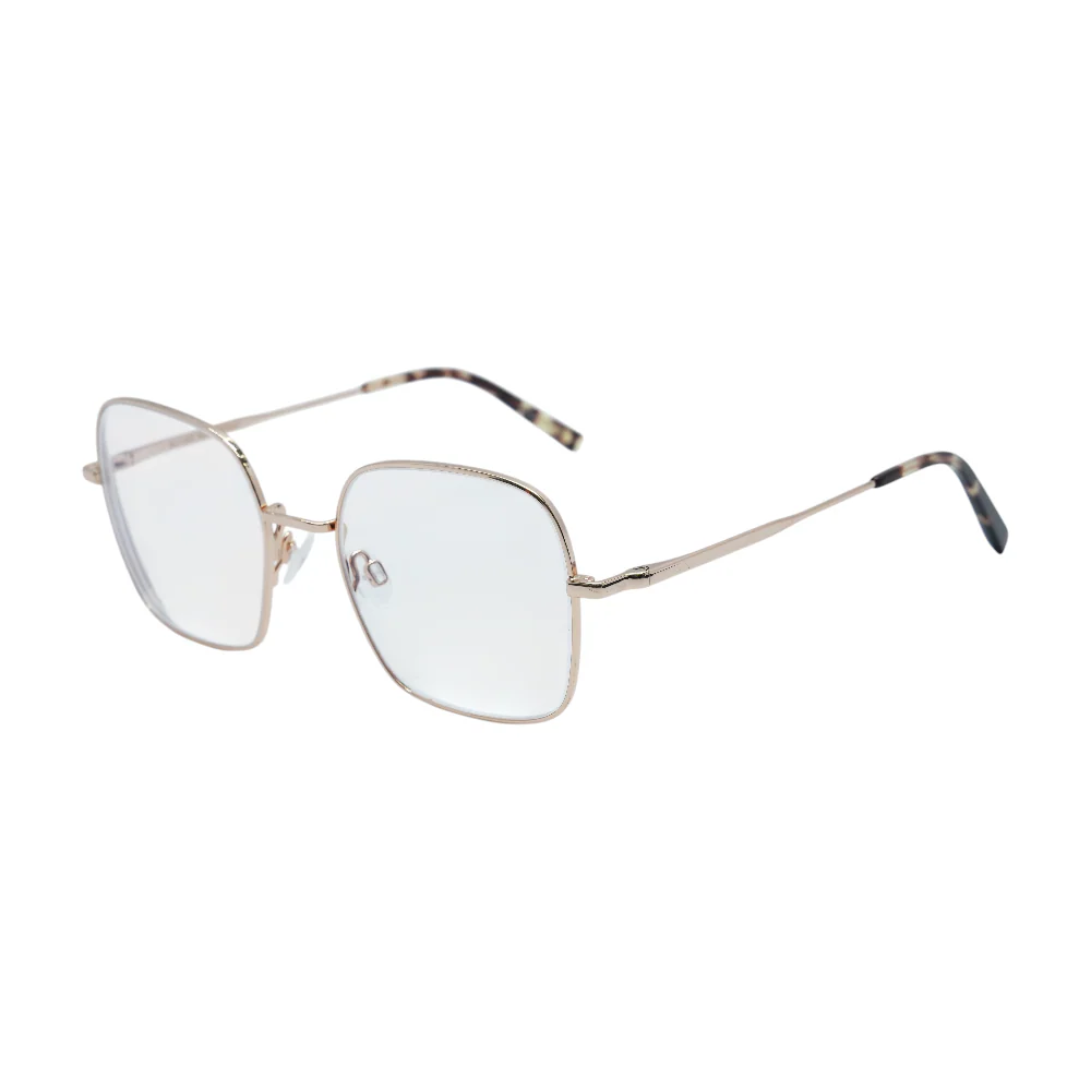 Gold Aniyah W Square Prescription Eyewear
