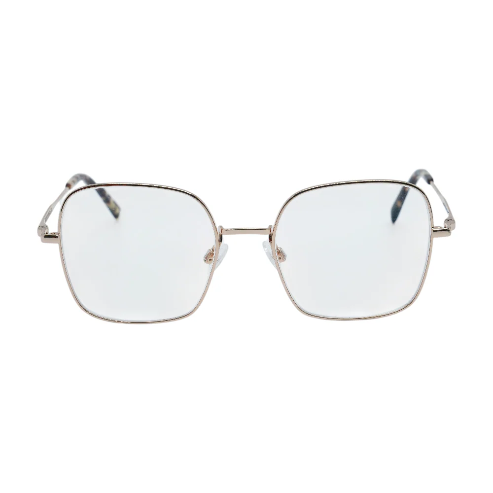 Gold Aniyah W Square Prescription Eyewear - Image 2