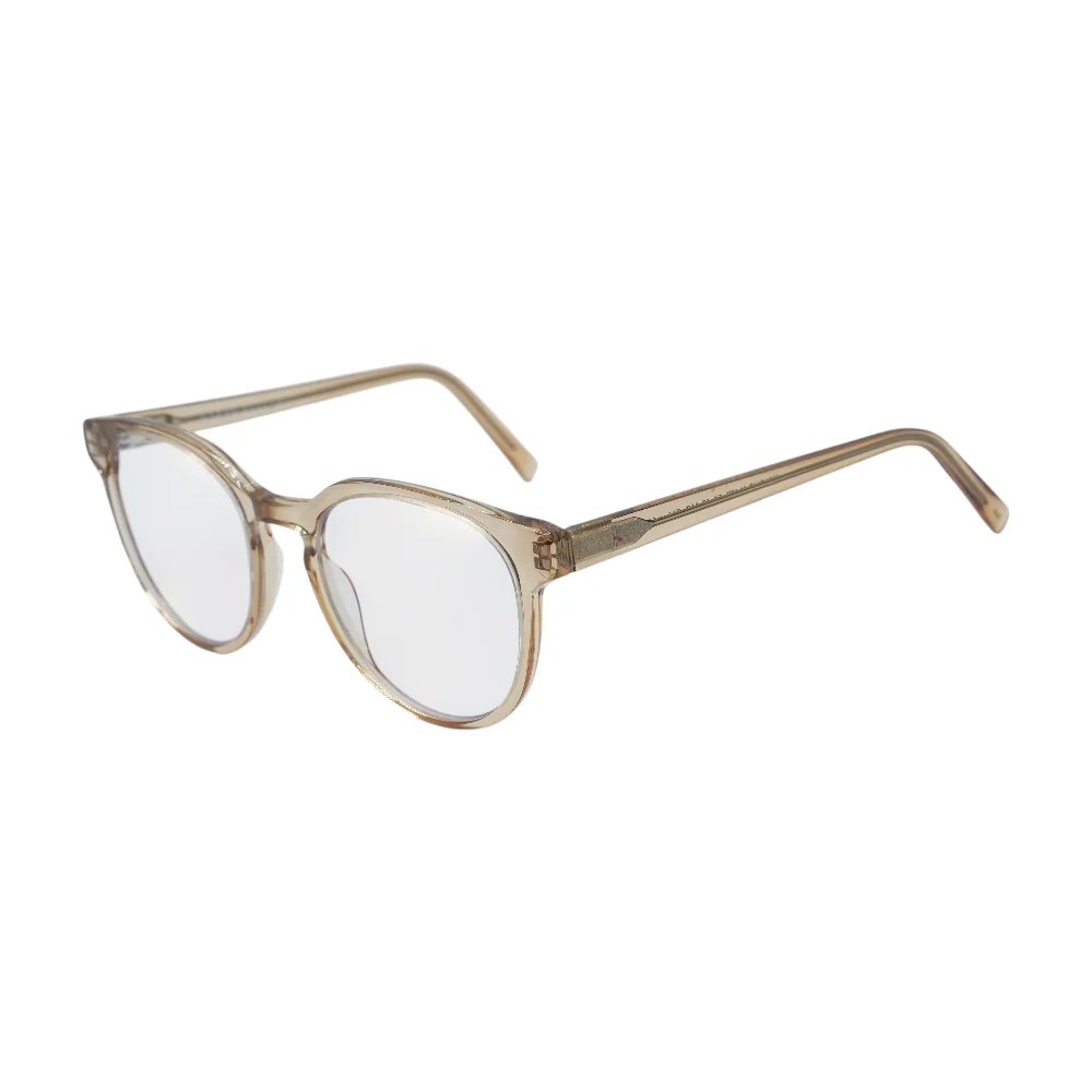Yellow Wright M Round Prescription Eyewear
