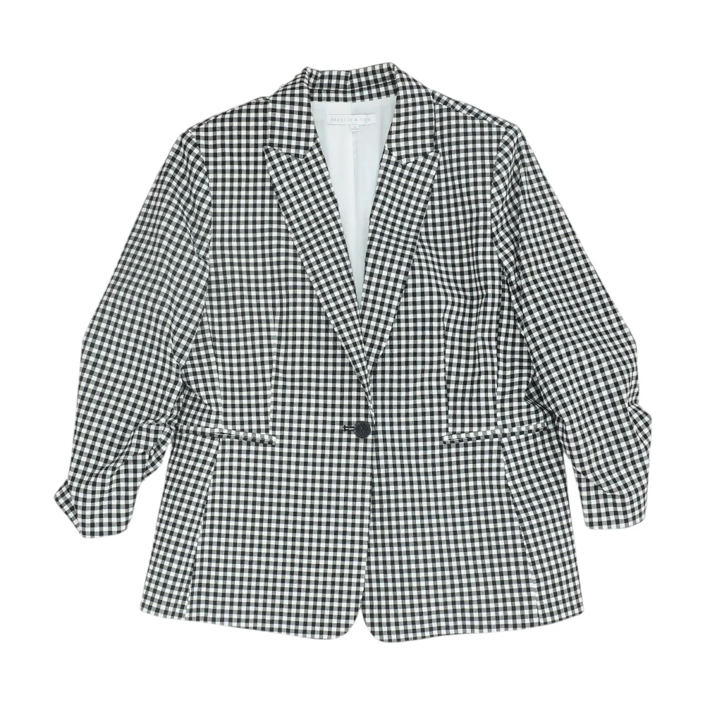 Black Check Blazer