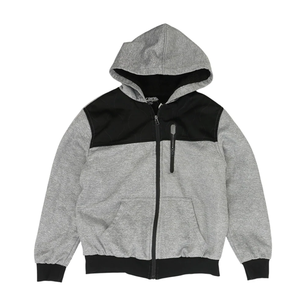 Gray Color Block Jacket