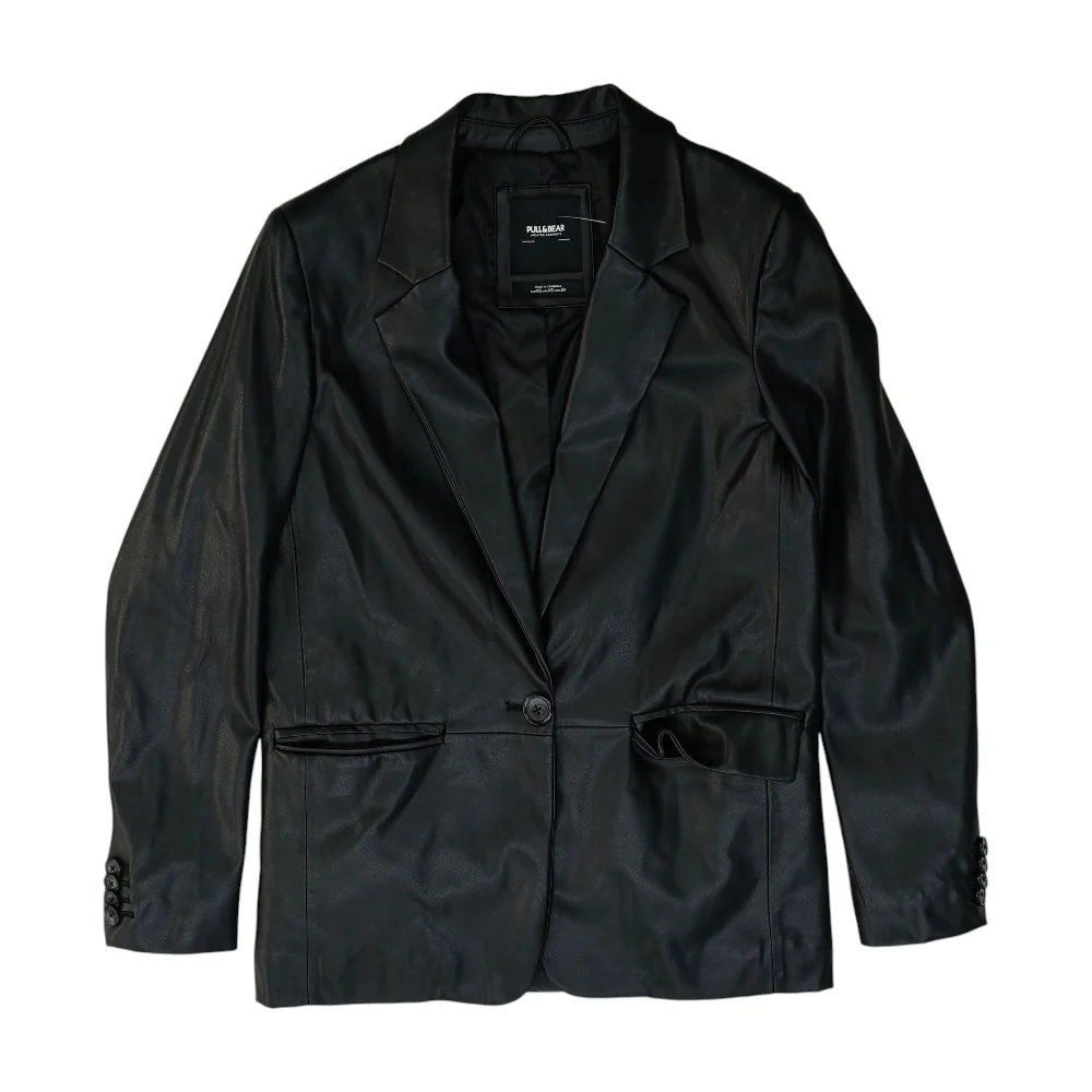 Black Solid Blazer