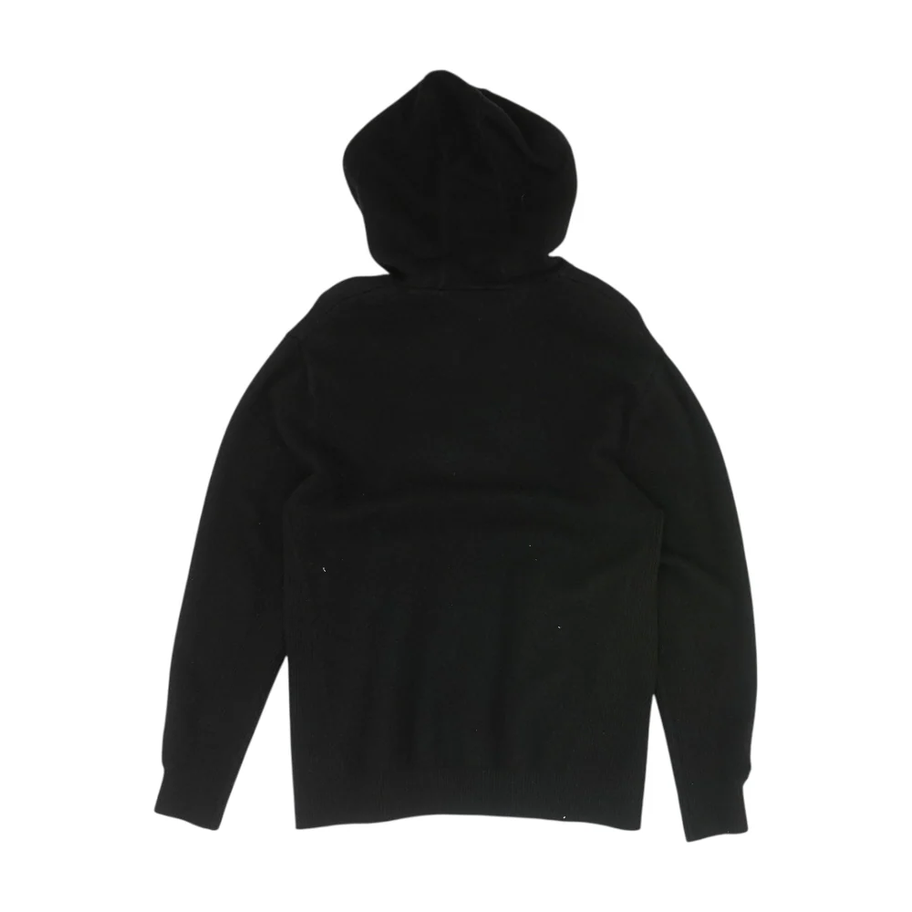 Black Solid Pullover Sweater - Image 2