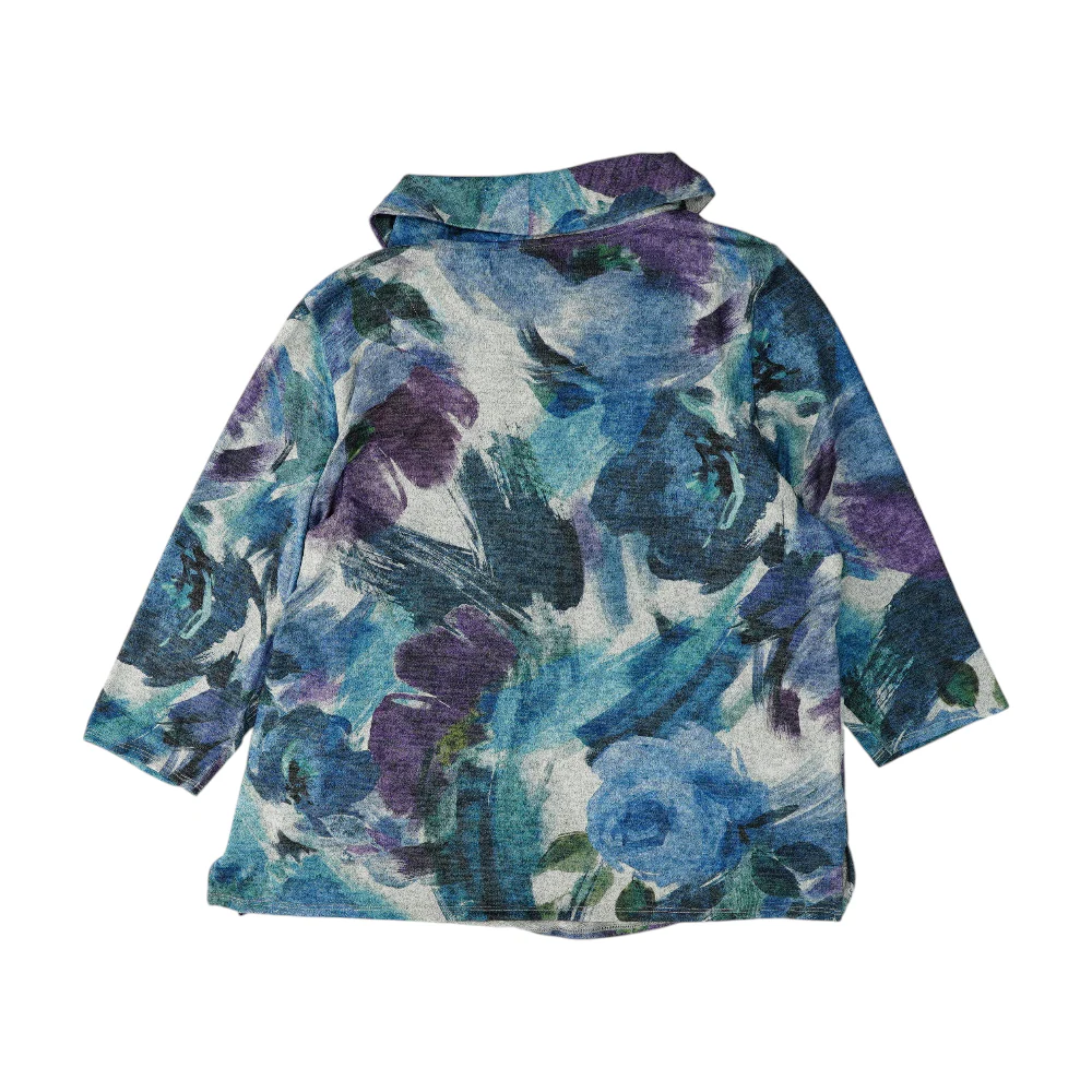 Multi Print Pullover Sweater - Image 2