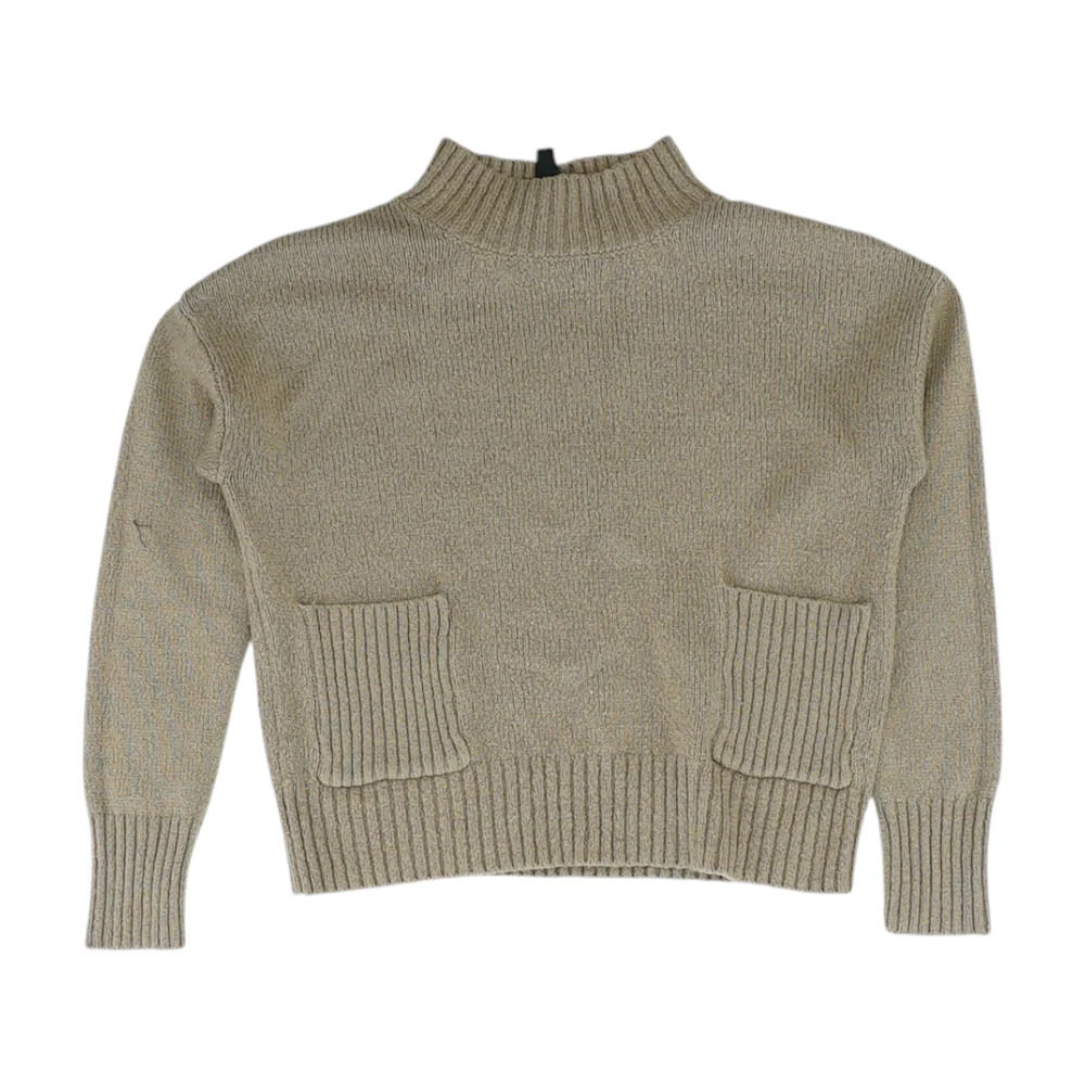 Brown Petite Pullover Sweater