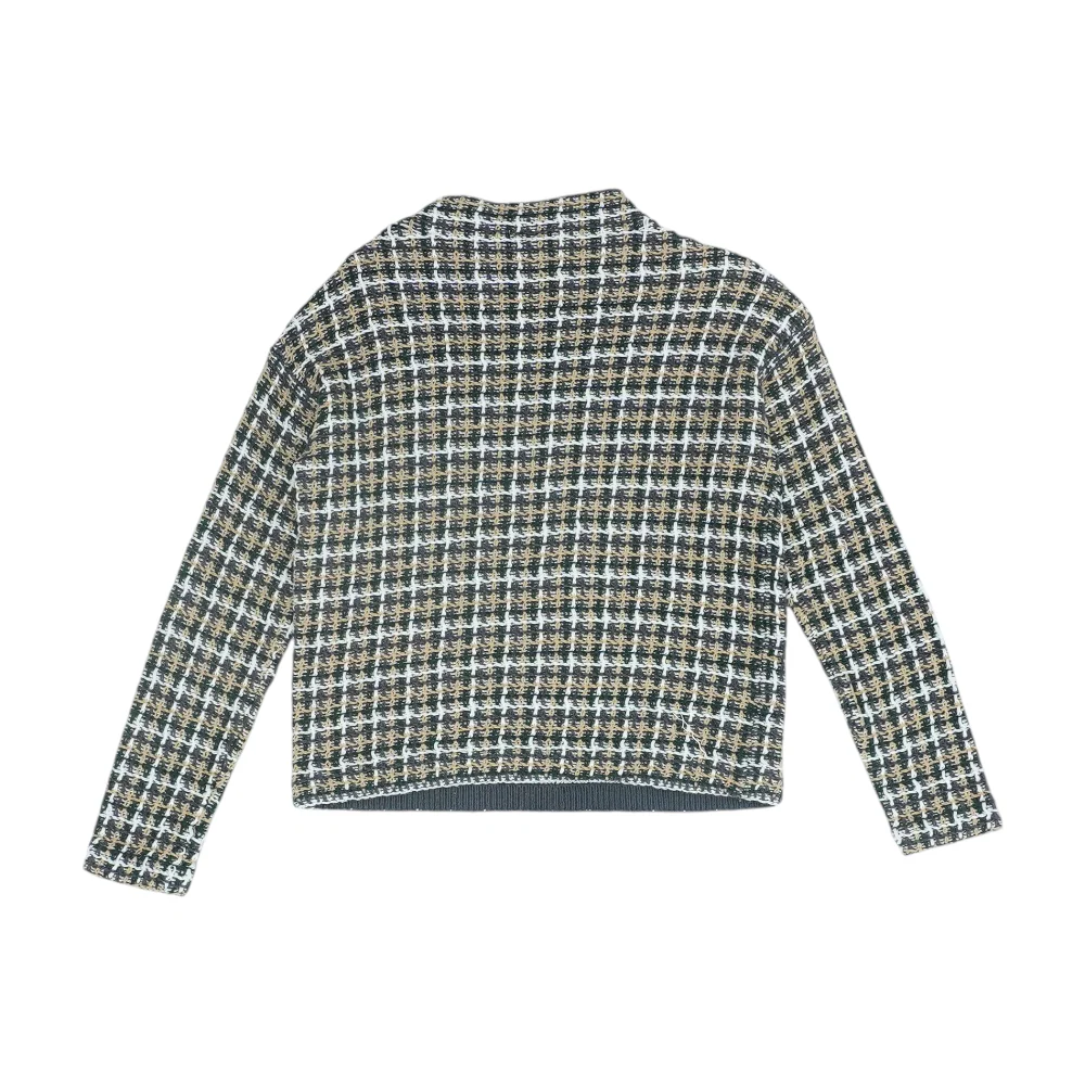 Multi Plaid Pullover Sweater - Image 2