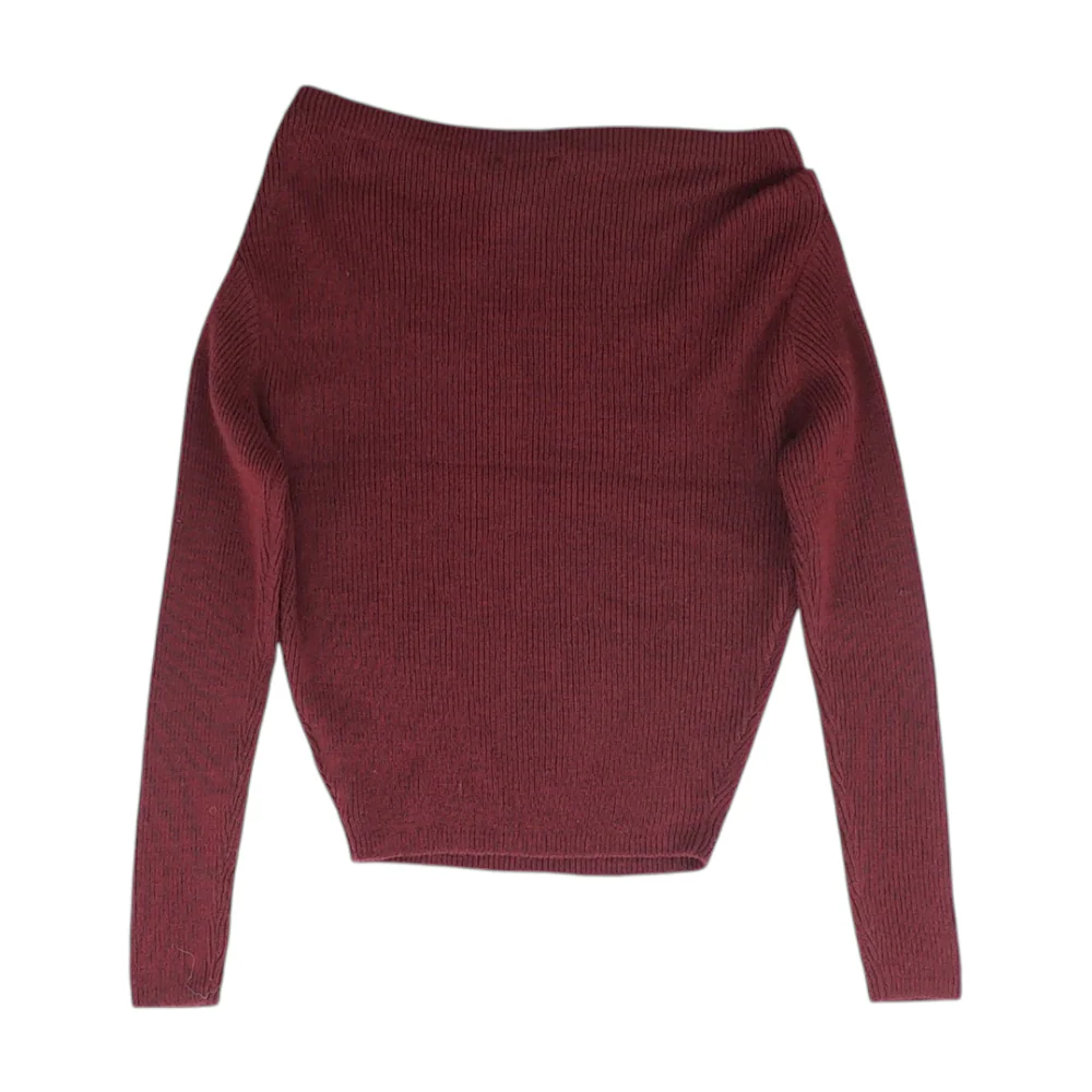 Maroon Pullover Sweater - Image 2