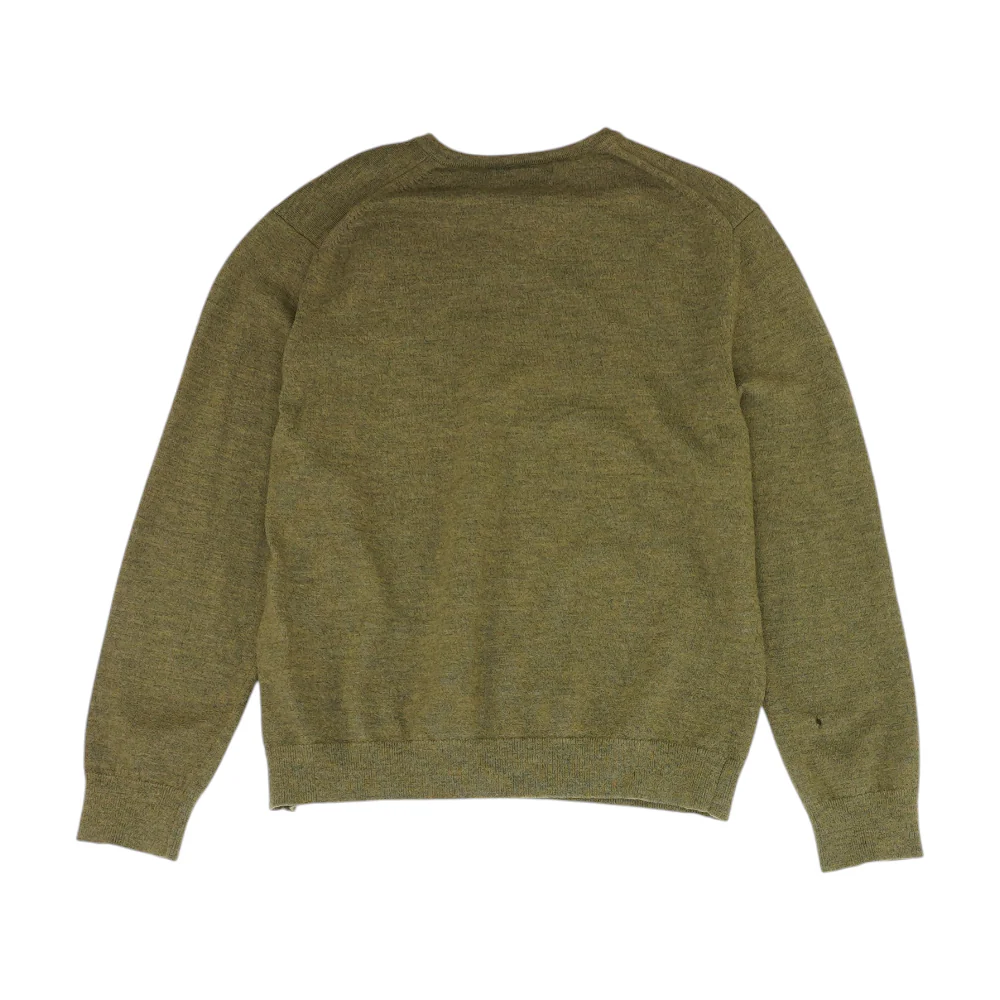 Green Solid Pullover Sweater - Image 2