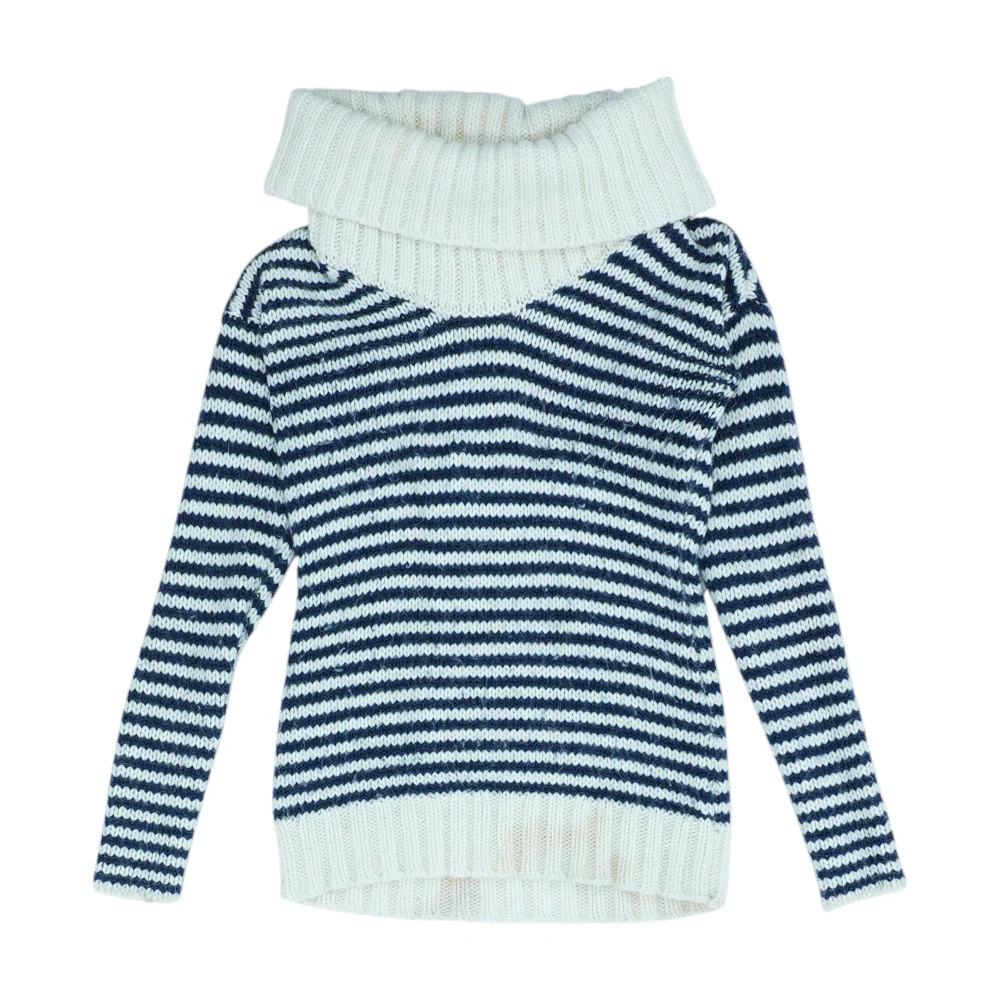 Vintage 2011 Wool-Alpaca Blend Striped Sweater
