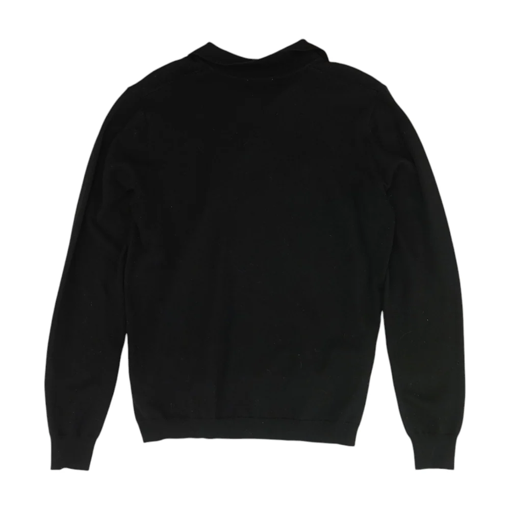 Beige Solid Pullover Sweater - Image 2