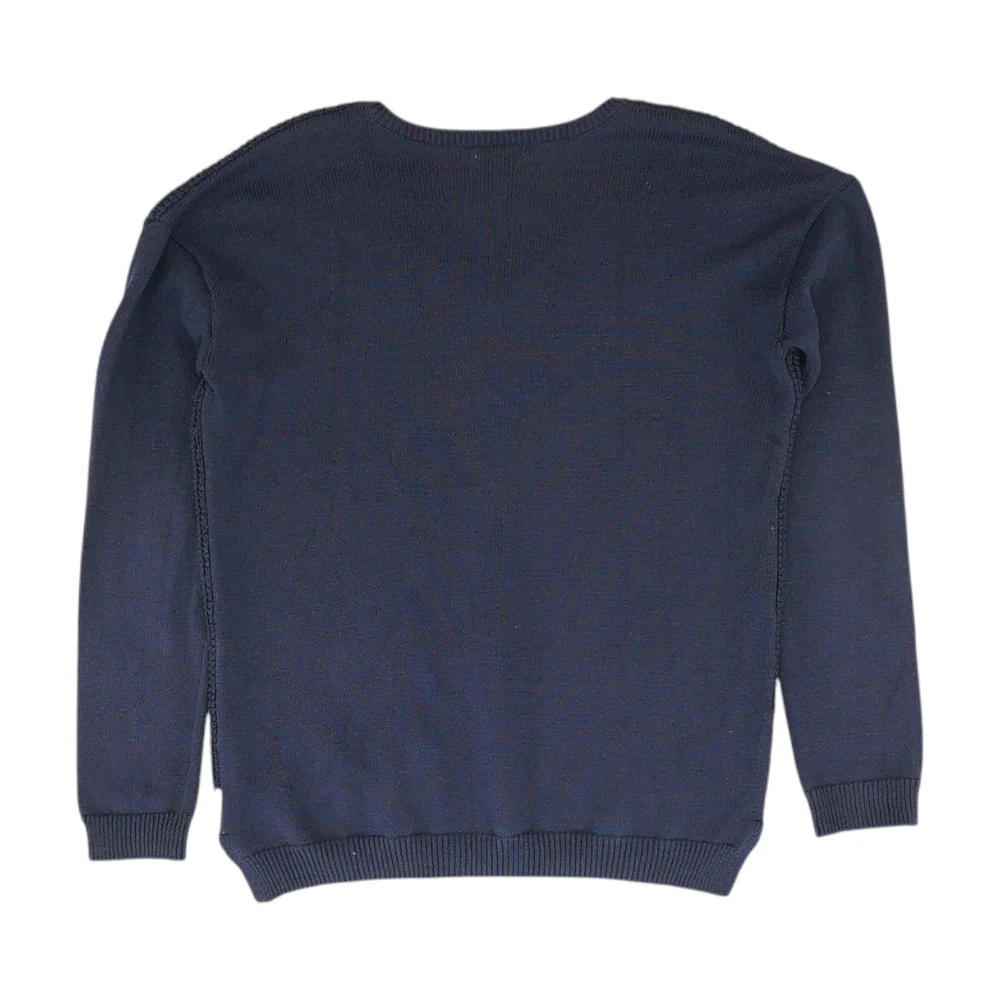 Navy Pullover Sweater - Image 2