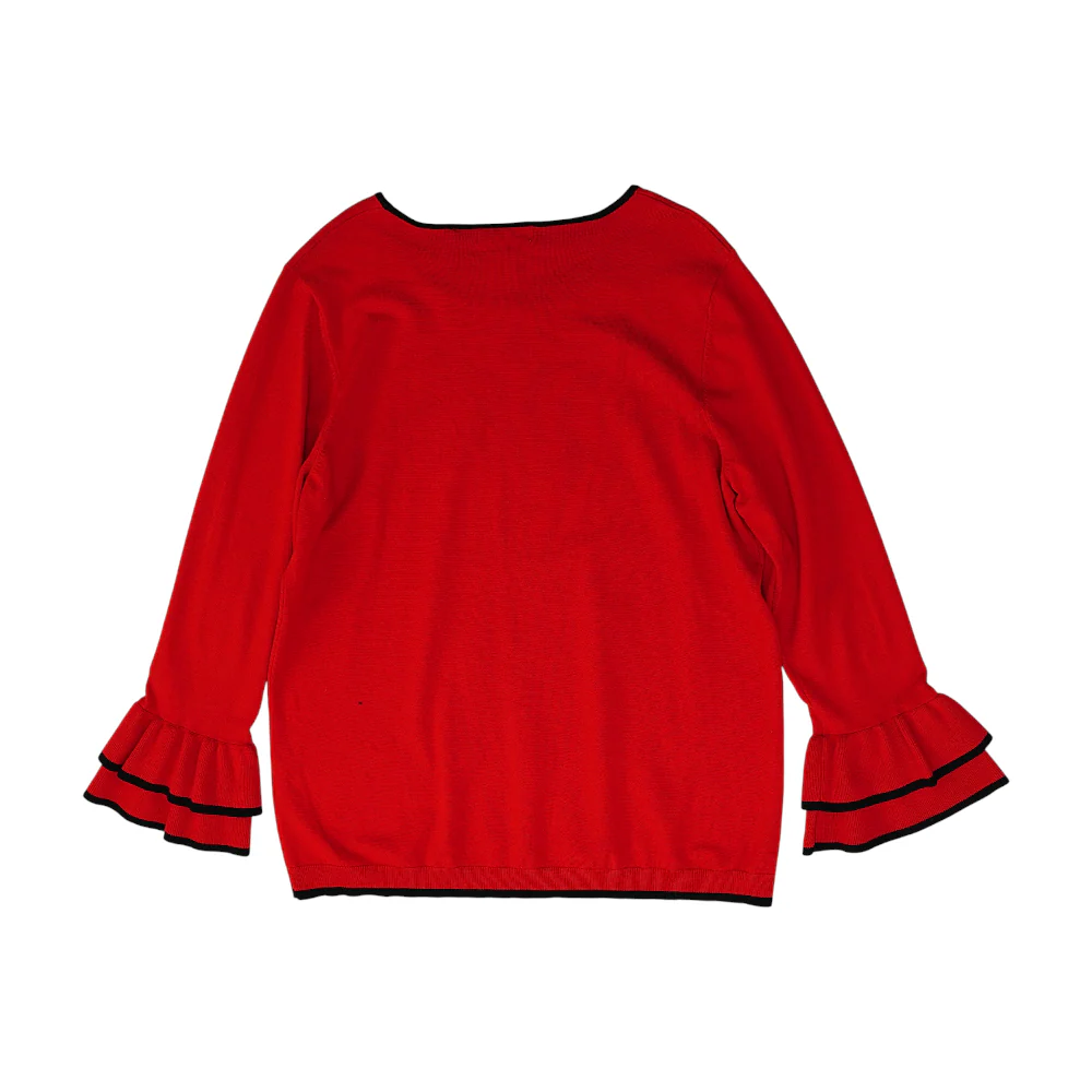 Red Plus Pullover Sweater - Image 2