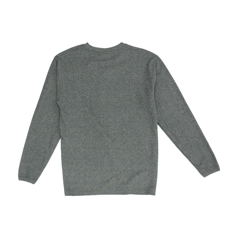 Brown Solid Pullover Sweater - Image 2