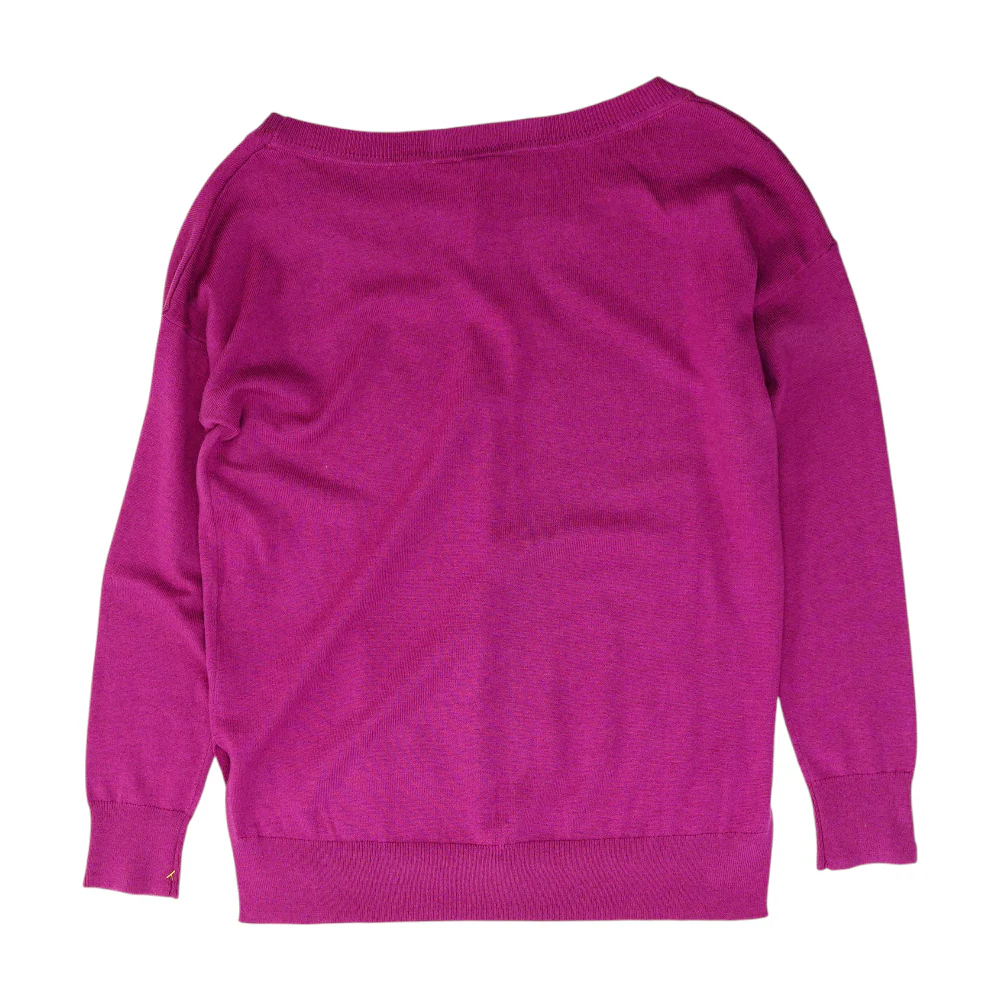 Magenta Pullover Sweater - Image 2