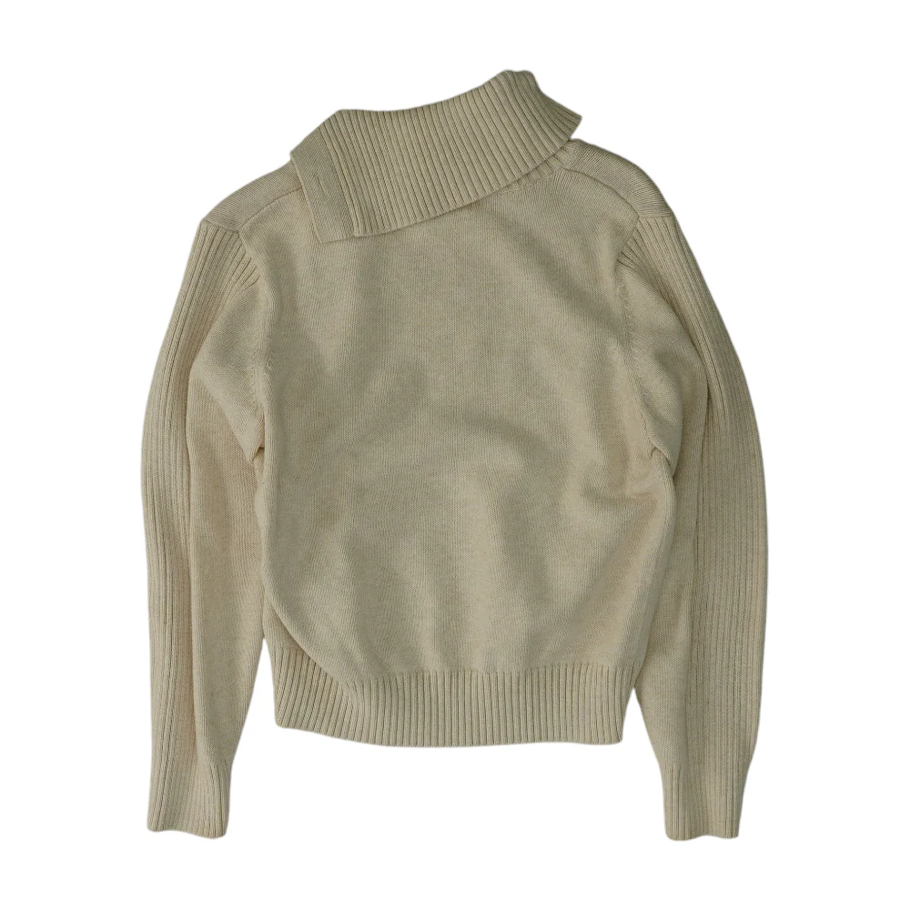Beige Pullover Sweater - Image 2