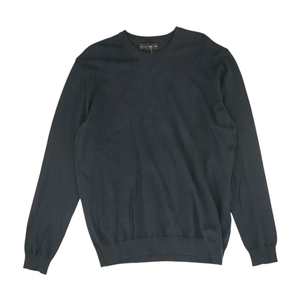 Natural Titanium Solid Pullover Sweater