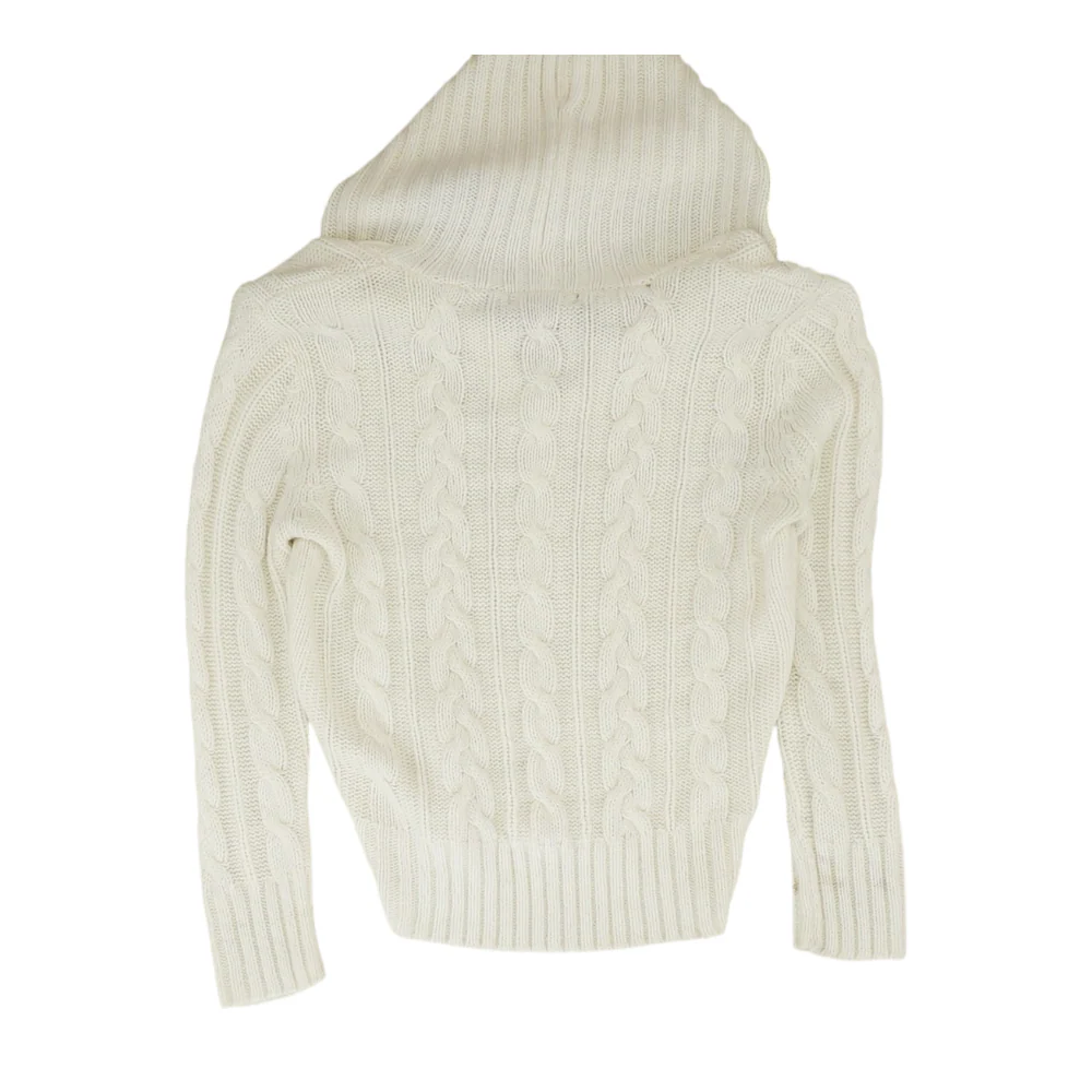 White Pullover Sweater - Image 2