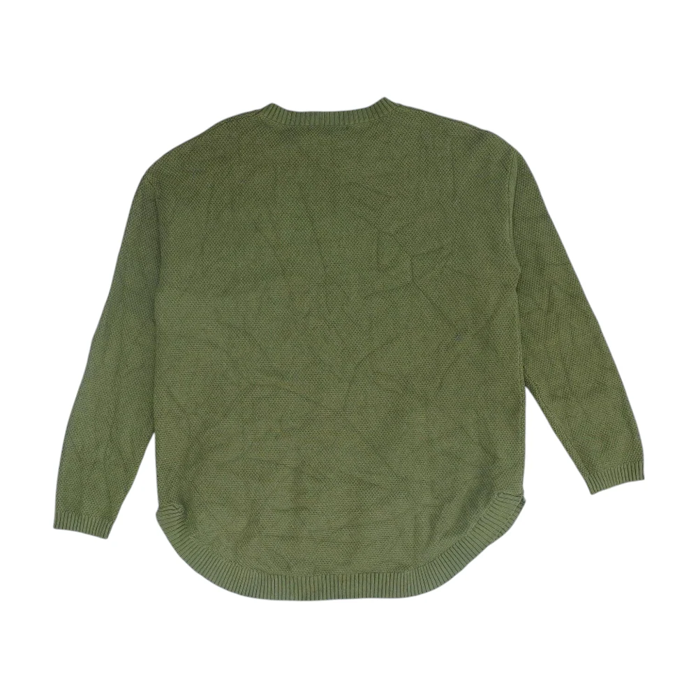 Green Solid Pullover Sweater - Image 2