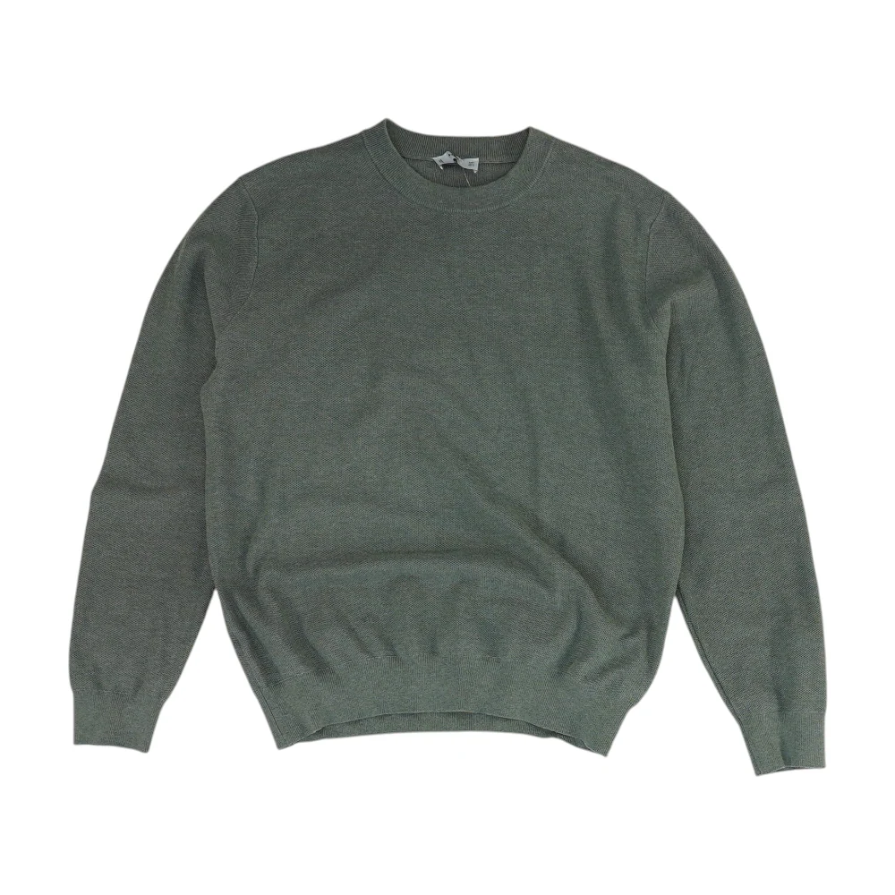 Gray Solid Pullover Sweater