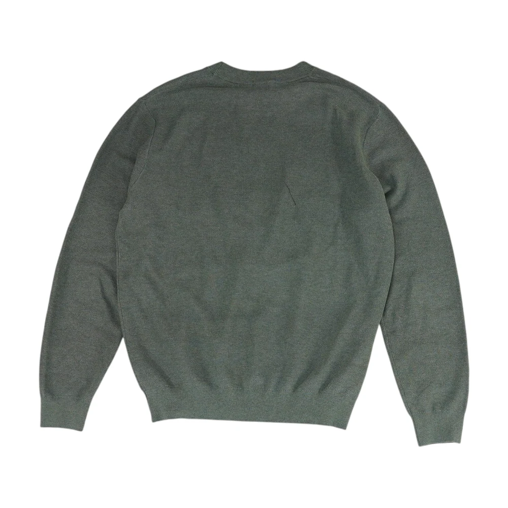 Gray Solid Pullover Sweater - Image 2