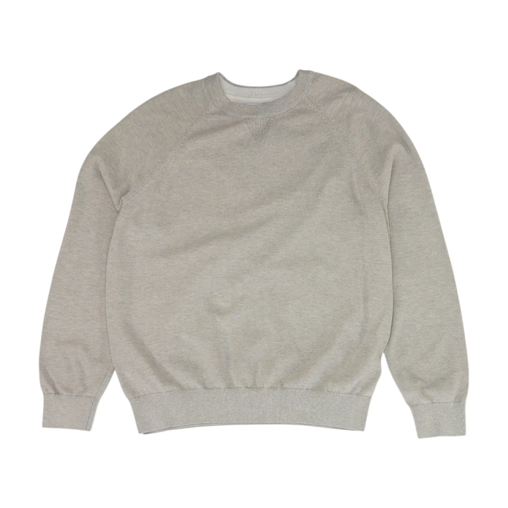 Beige Solid Pullover Sweater