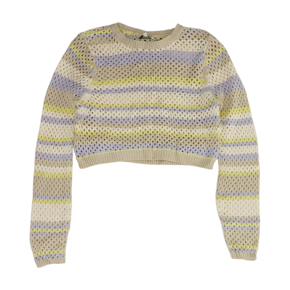 Multi Maternity Striped Pullover Sweater