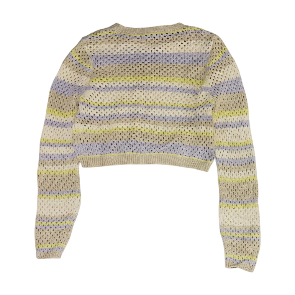 Multi Maternity Striped Pullover Sweater - Image 2