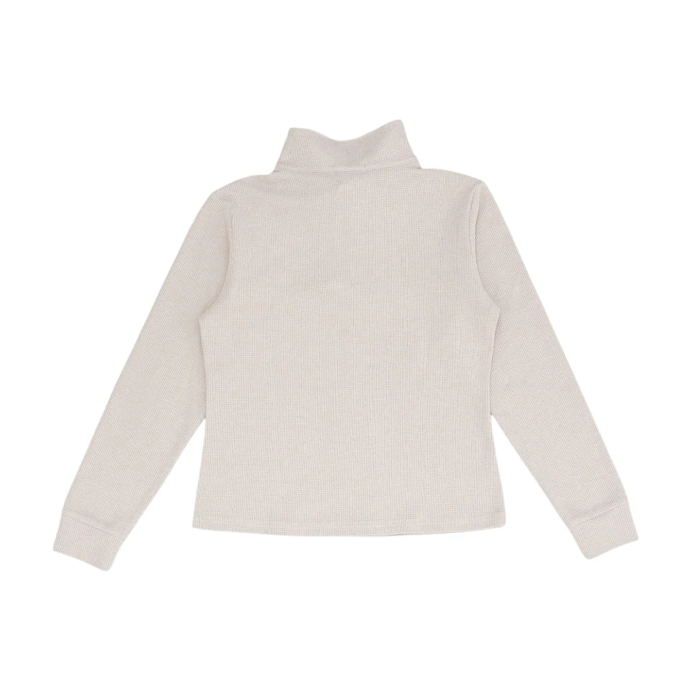 Pink Solid 1/4 Zip Pullover - Image 2