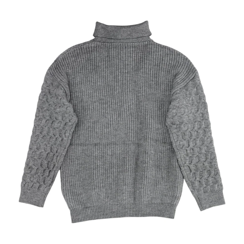 Gray Pullover Sweater - Image 2