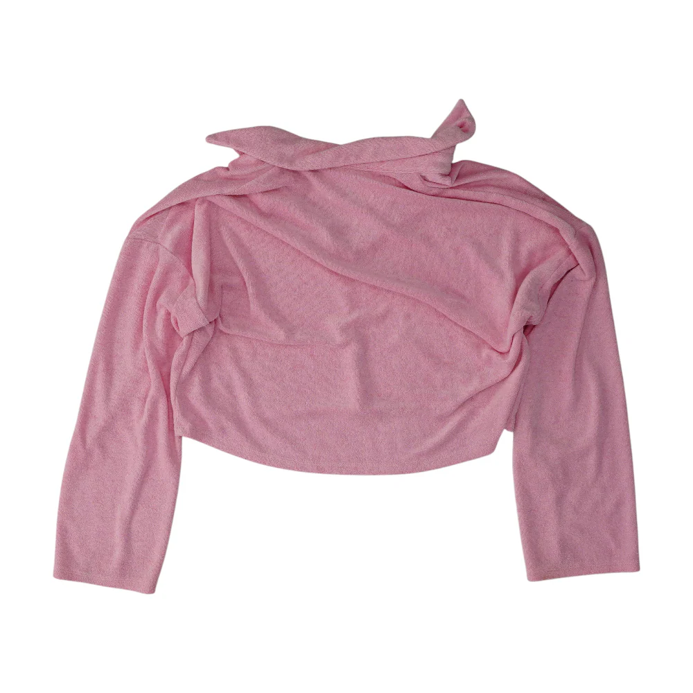 Pink Pullover Sweater - Image 2