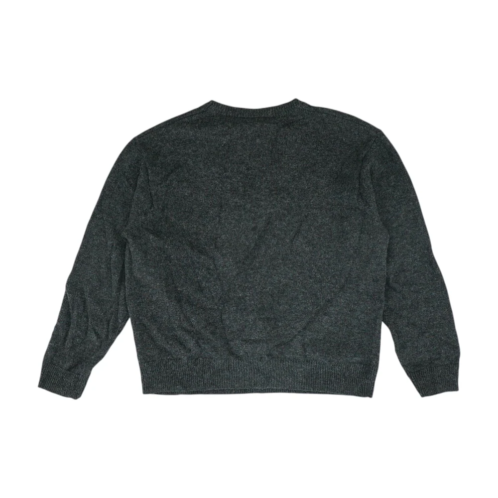 Charcoal Solid Pullover Sweater - Image 2