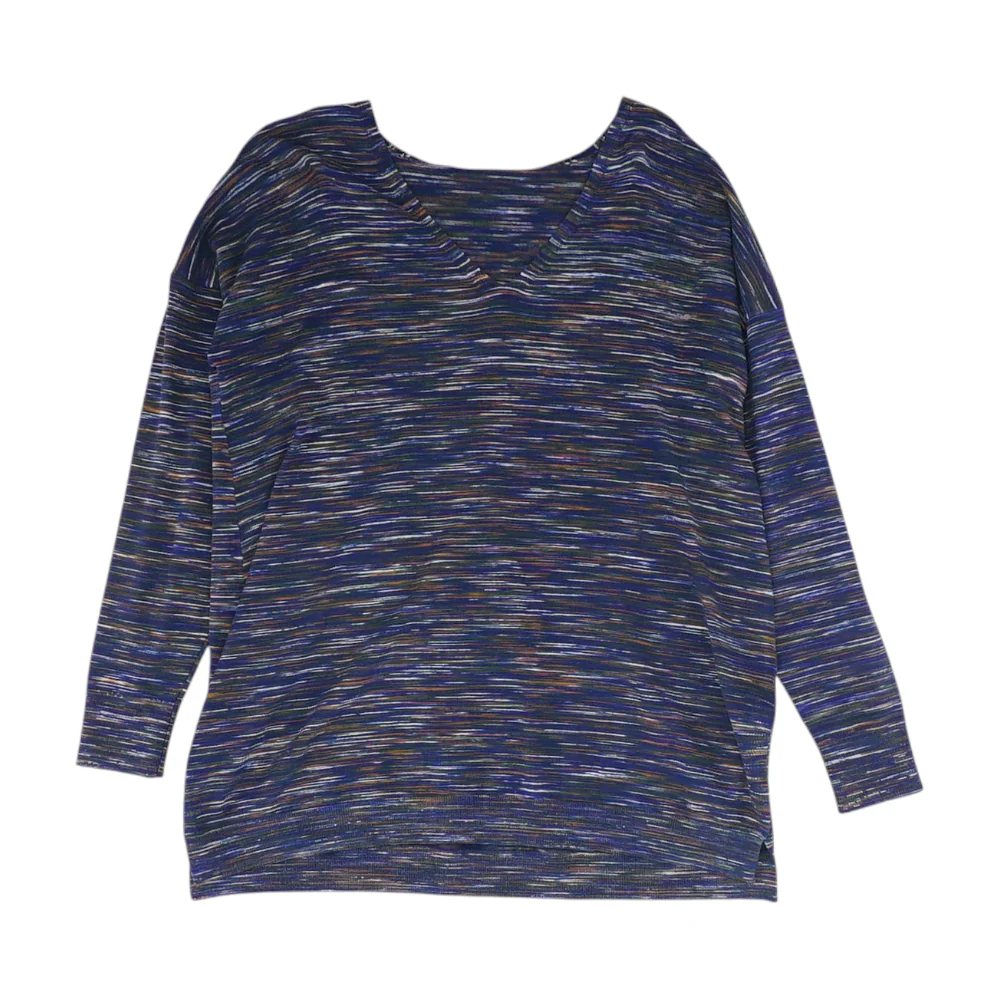 Navy Striped Pullover Sweater