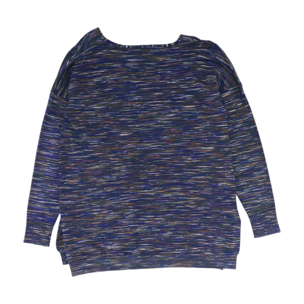 Navy Striped Pullover Sweater - Image 2