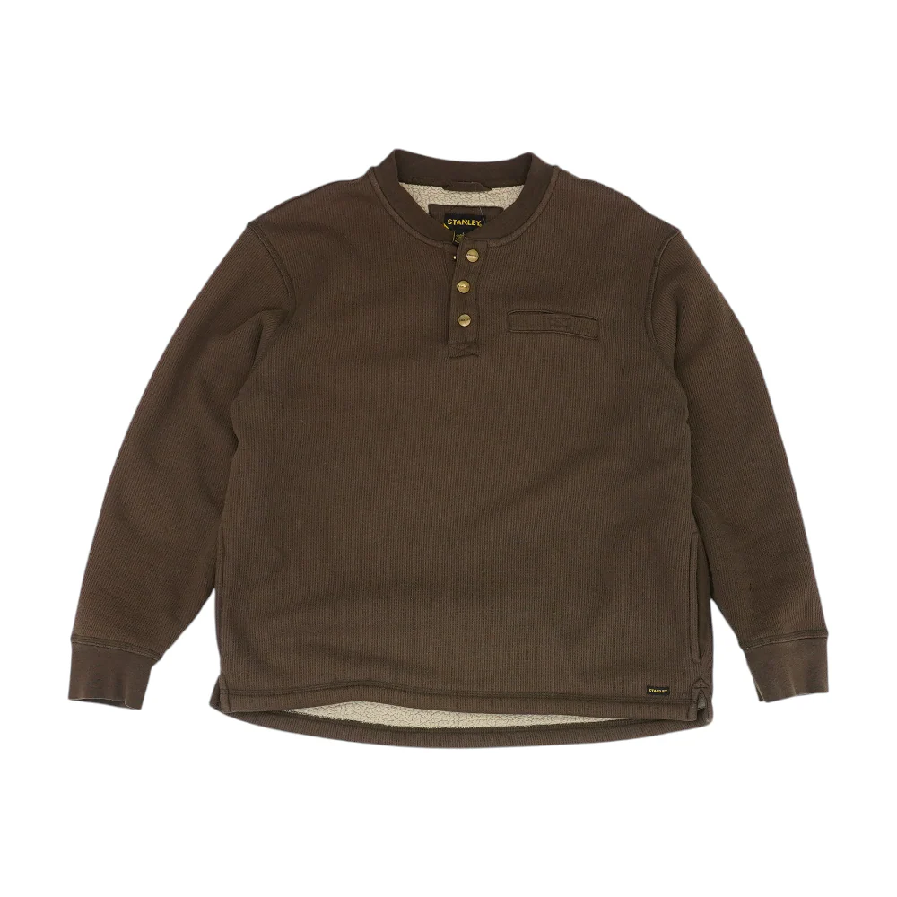 Brown Solid Pullover Sweater
