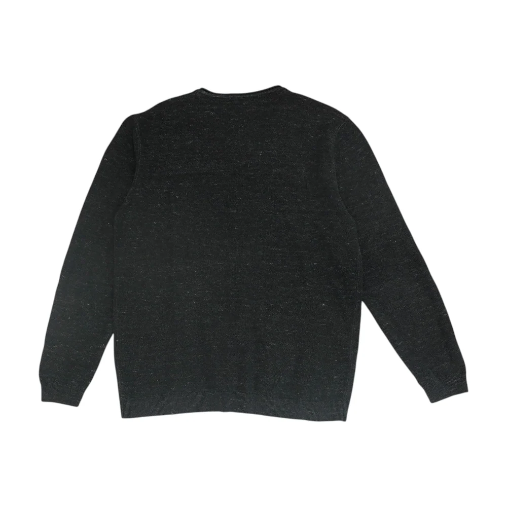 Charcoal Solid Pullover Sweater - Image 2