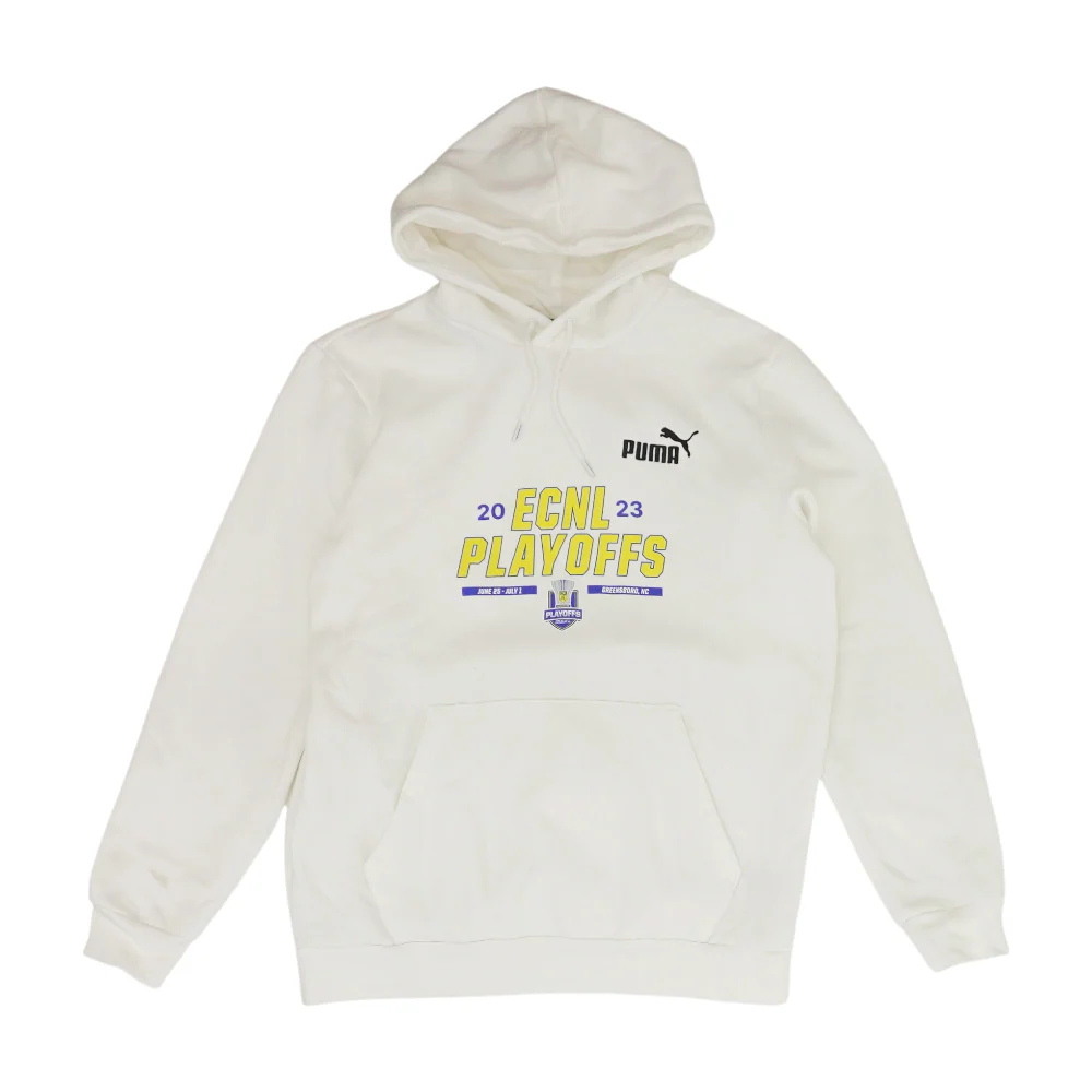 White Solid Hoodie Pullover