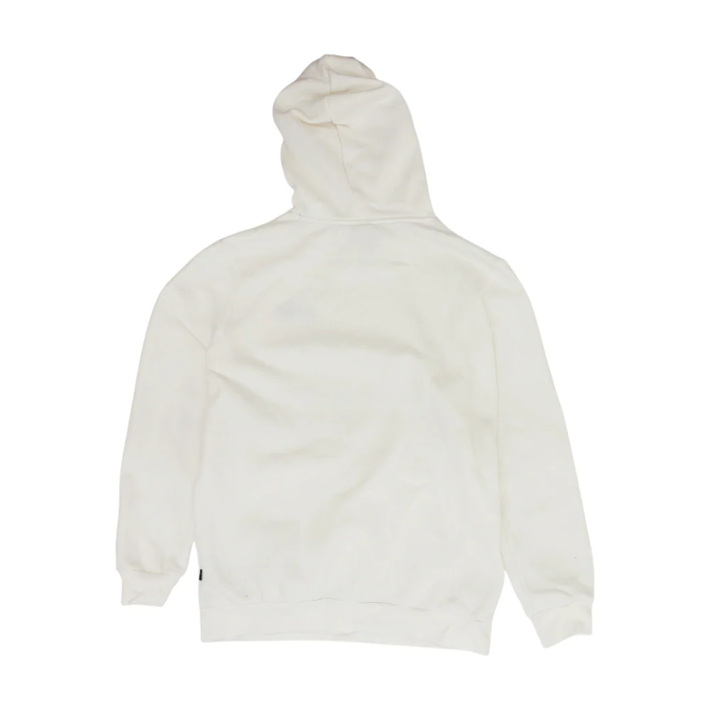 White Solid Hoodie Pullover - Image 2