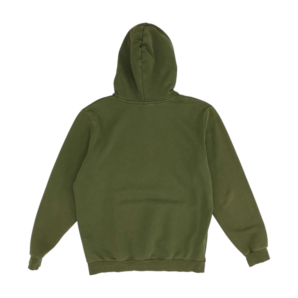 Green Solid Hoodie Pullover - Image 2