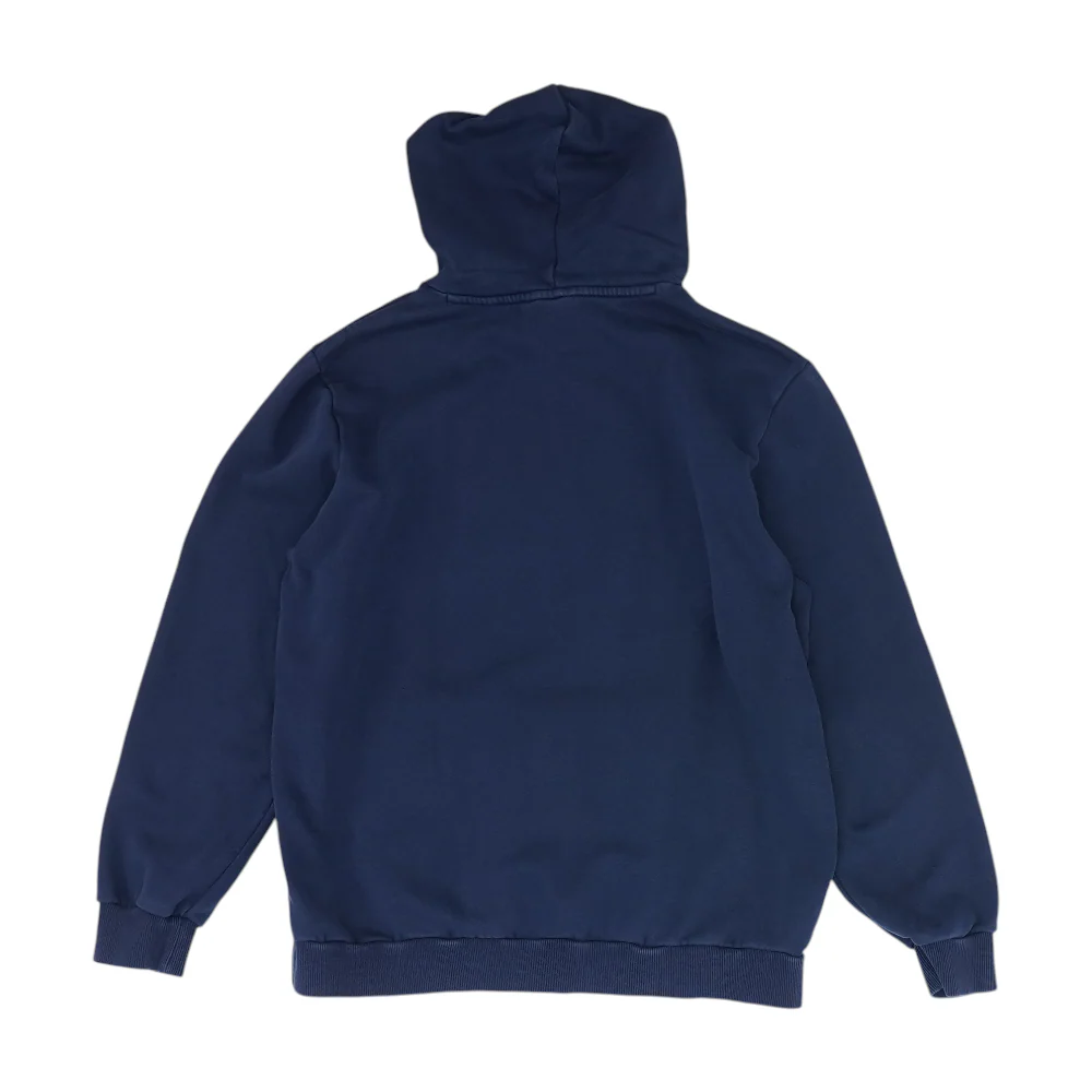Navy Solid Hoodie Pullover - Image 2
