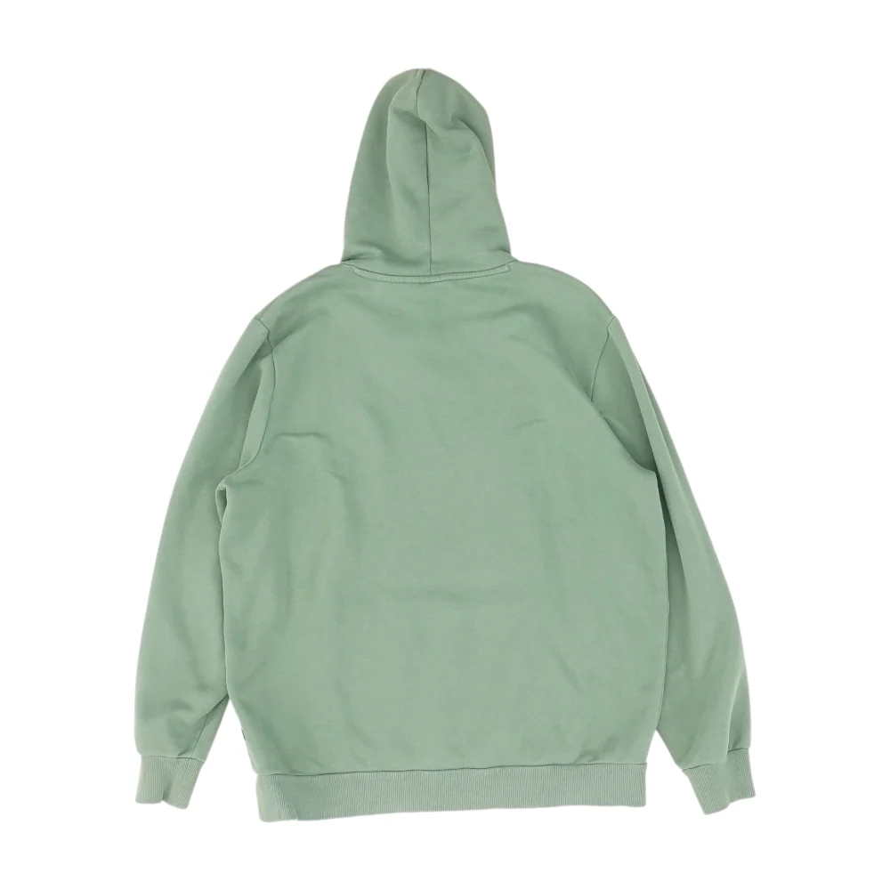 Green Solid Hoodie Pullover - Image 2