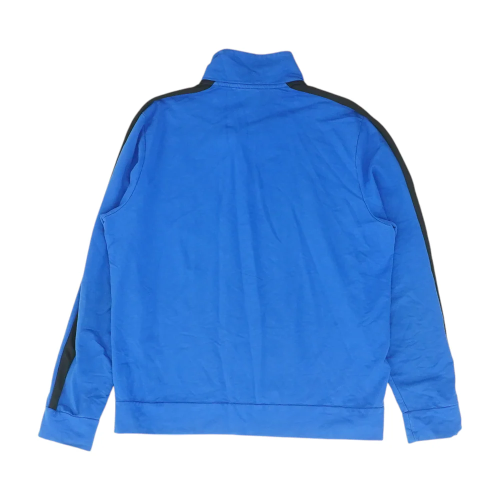 Blue Color Block 1/4 Zip Pullover - Image 2