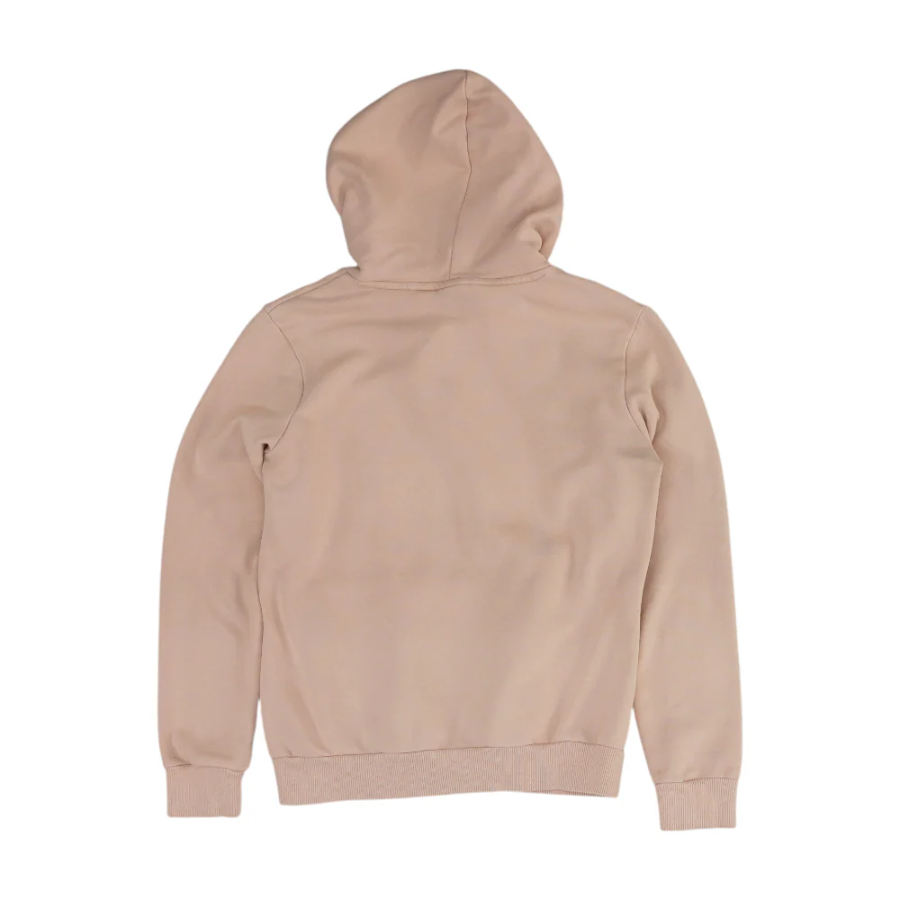 Pink Solid Hoodie Pullover - Image 2