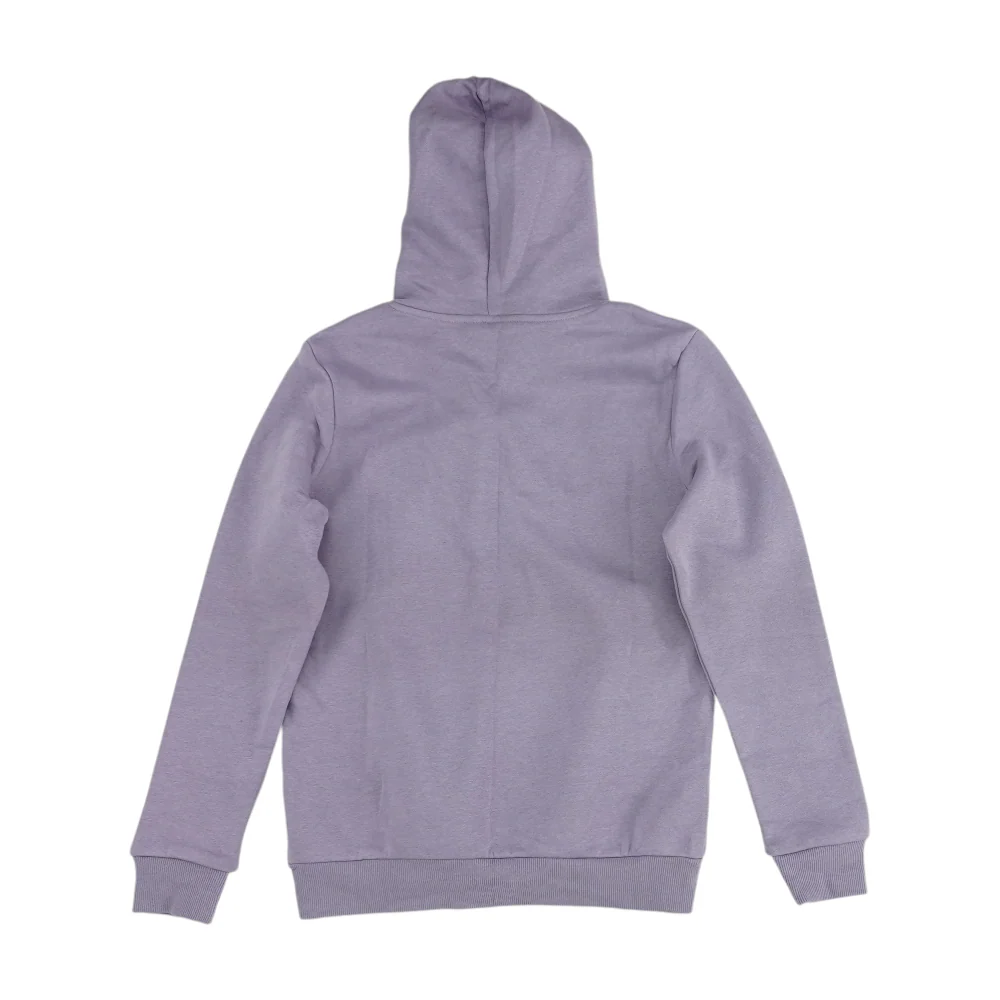Purple Solid Hoodie Pullover - Image 2