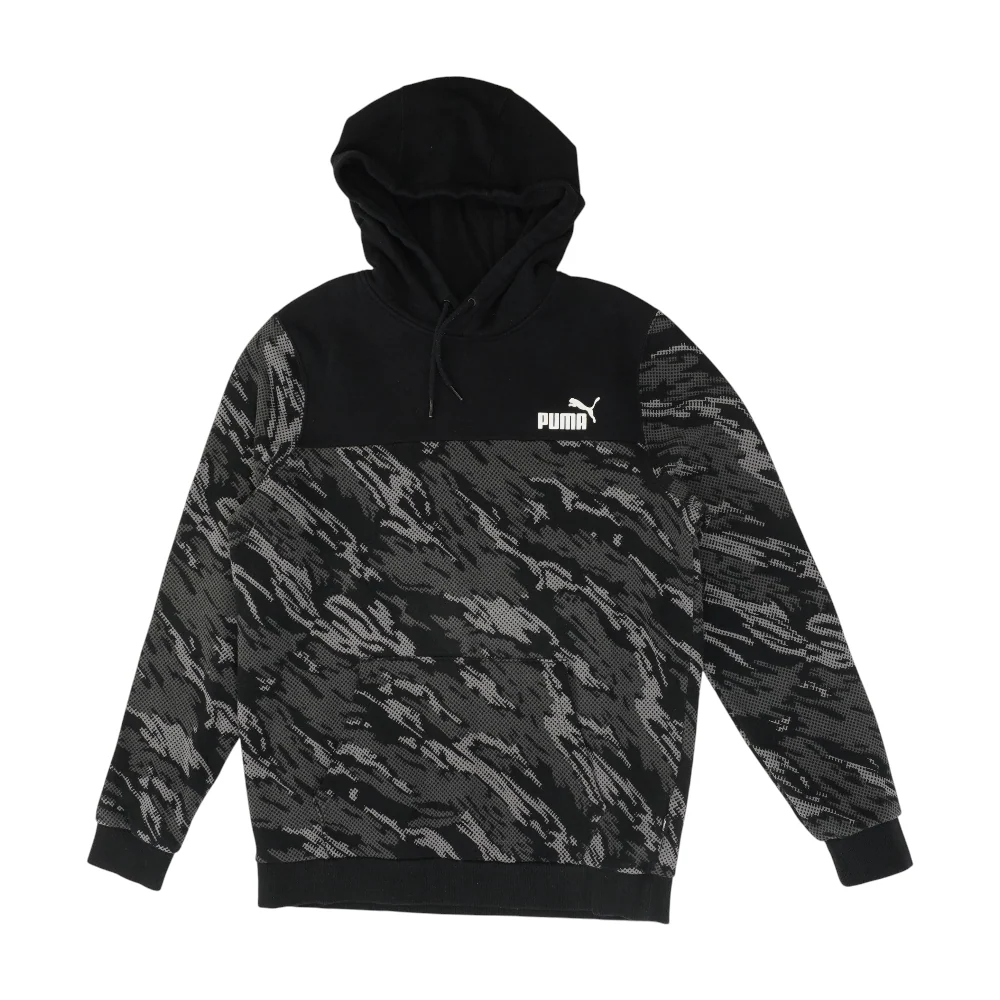 Gray Camo Hoodie Pullover