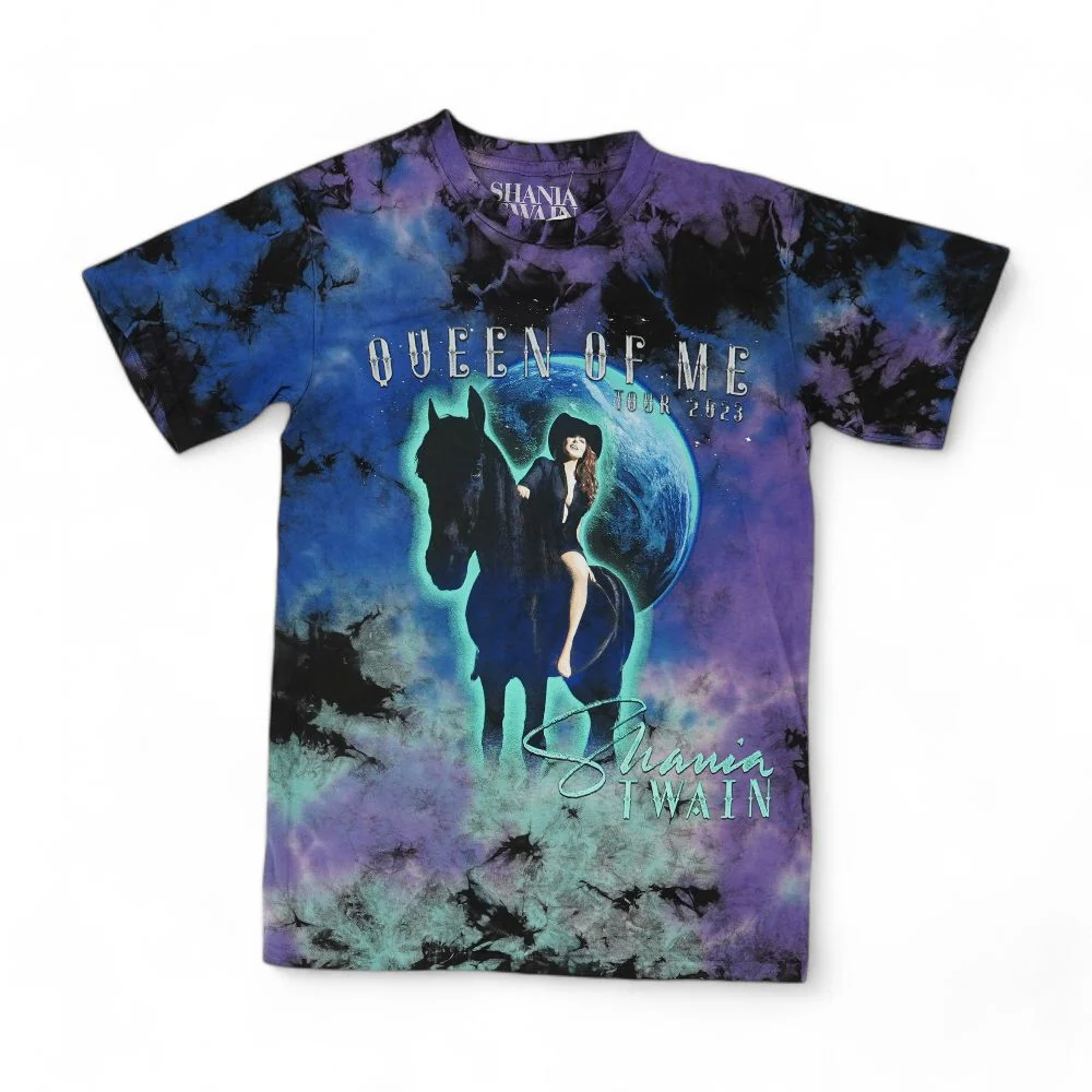 Purple Tie Dye Crewneck T-Shirt - Image 2