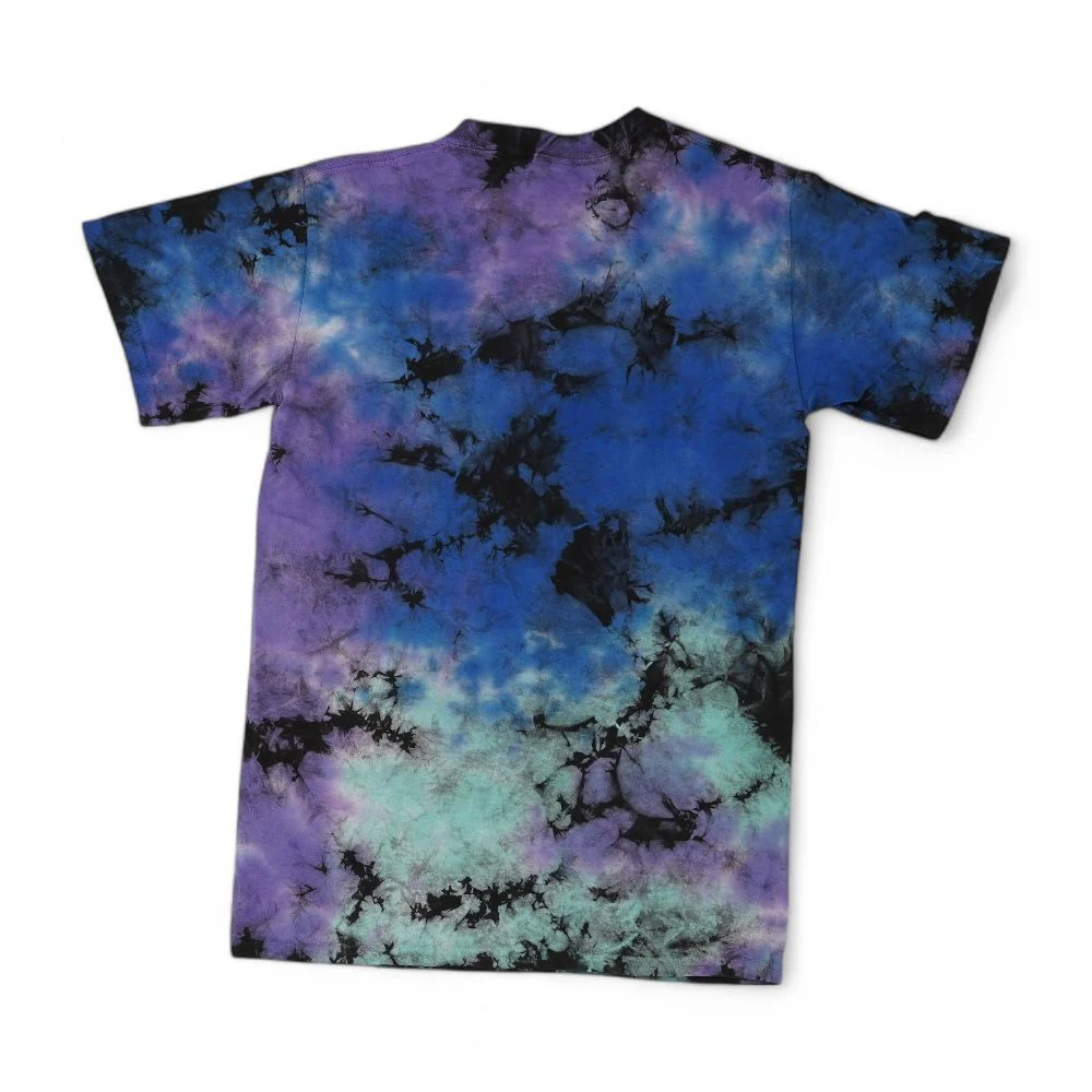 Purple Tie Dye Crewneck T-Shirt - Image 6