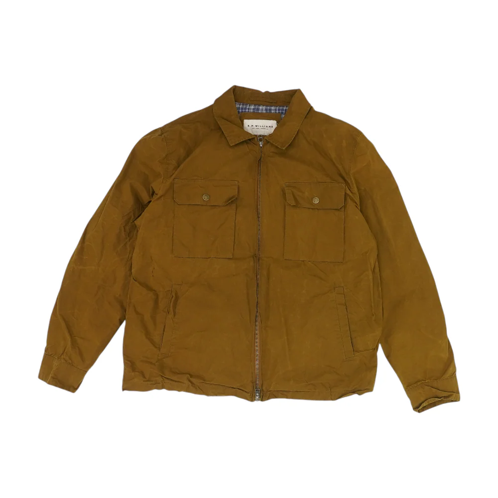 Khaki Solid Jacket